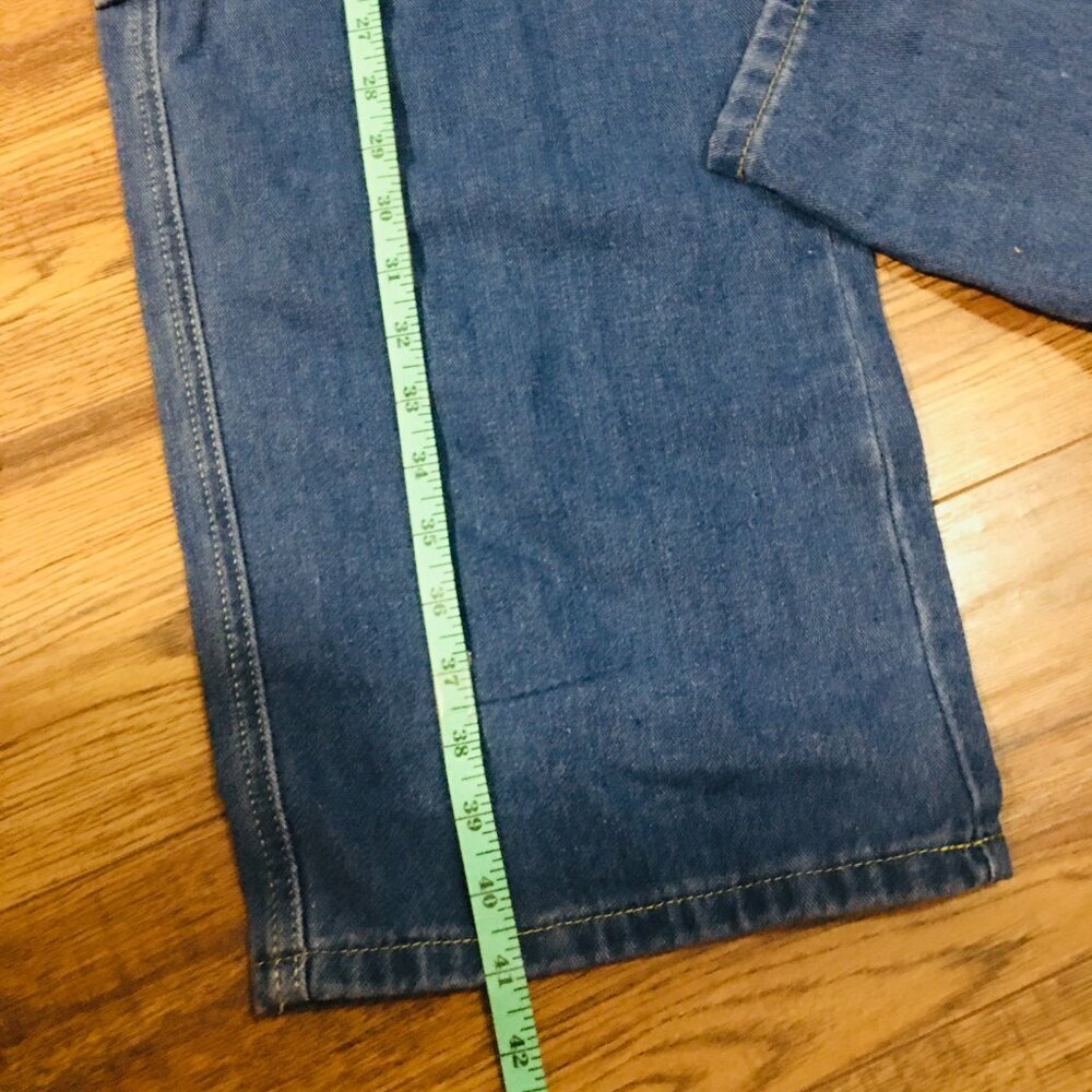 2XL Unisex Cargo Denim Pants – Wide Leg, Multi‑Pocket, Straight Fit - Picture 11 of 13